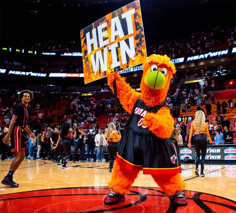 mascote do Miami Heat