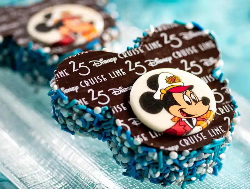 Comidas especiais 25 anos dos Cruzeiros Disney