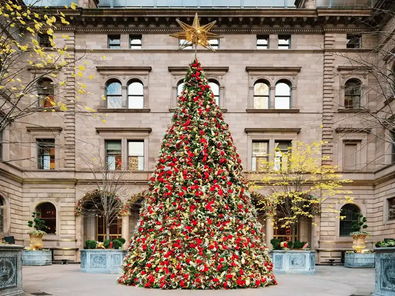 Árvore de Natal no Hotel Lotte New York Palace