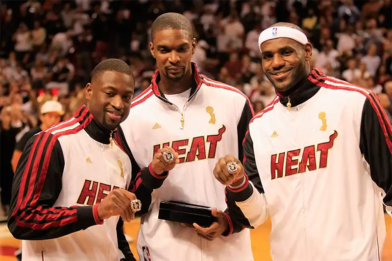 Wade, Bosh e LeBron em Miami