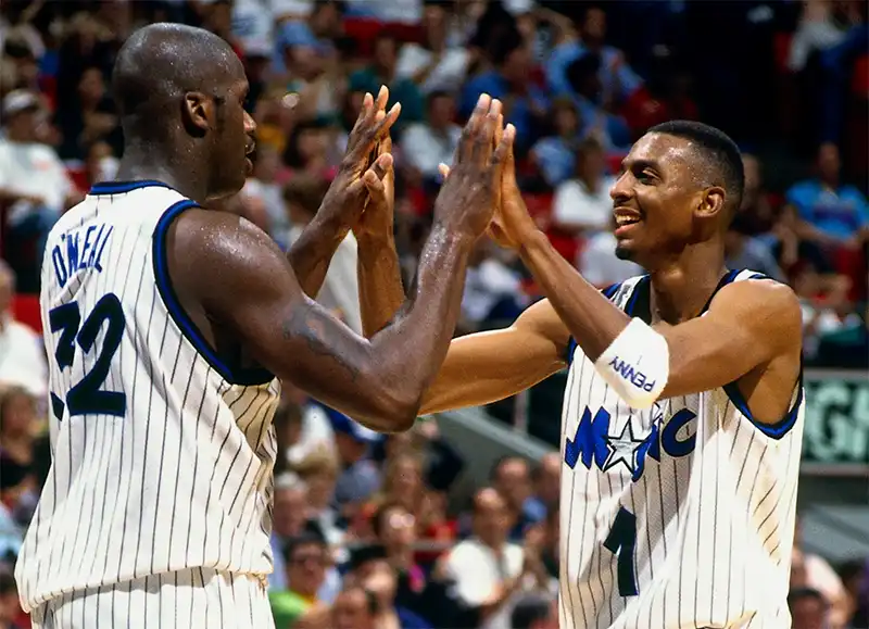 Shaquille O'Neal e Penny Hardaway