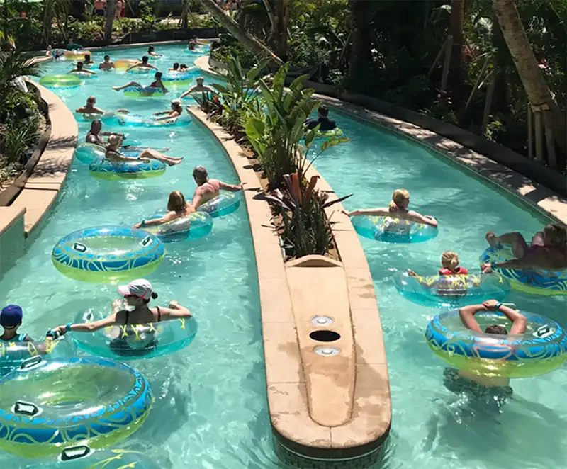 Lazy River no parque aquático da Universal em Orlando