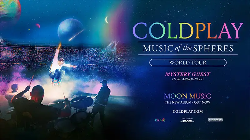 Datas Coldplay nos EUA e Canadá - 2025