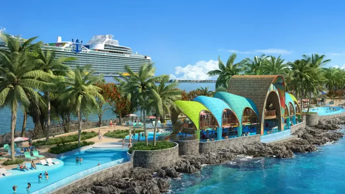 Royal Caribbean redefine o dia de praia com Beach Club em Nassau