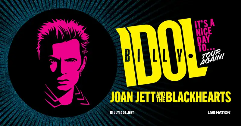 Billy Idol + Joan Jett: Datas e ingressos dos shows nos EUA