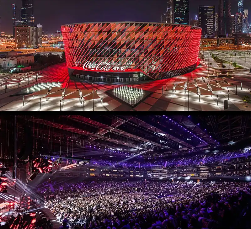 Coca Cola Arena em Dubai