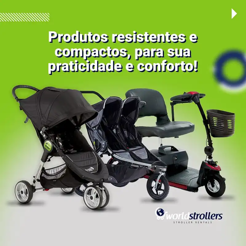 World Strollers - 20% OFF - Aluguel Carrinho de Bebê em Orlando - Cupom: MAISORLANDO