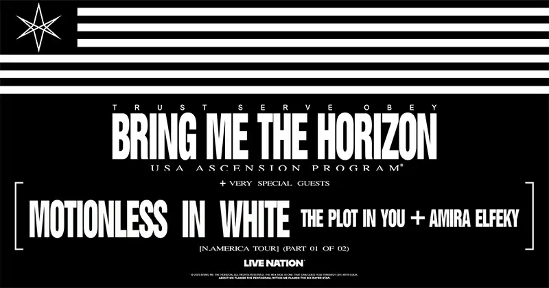 Bring Me The Horizon: Datas e Ingressos dos shows nos EUA