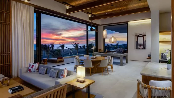 O luxo japonês encontra o pacífico no Nobu Hotel Los Cabos no México